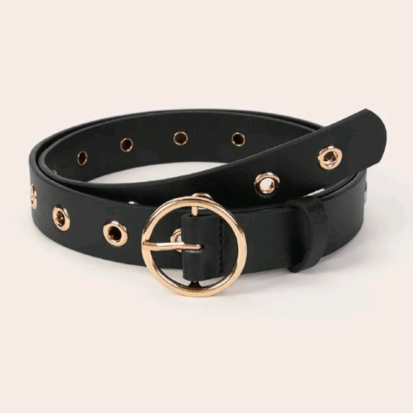 PU Grommet Belt - Picture 2 of 3